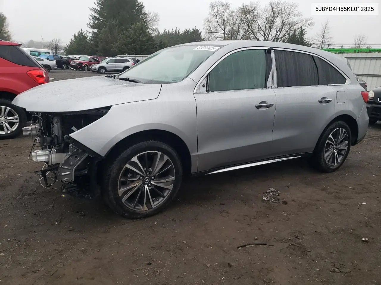 2019 Acura Mdx Technology VIN: 5J8YD4H55KL012825 Lot: 51044325