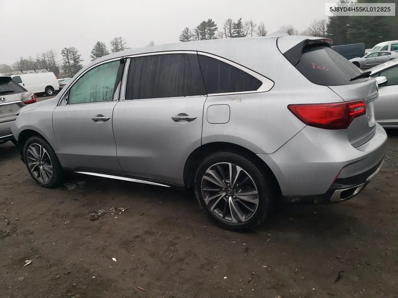 2019 Acura Mdx Technology VIN: 5J8YD4H55KL012825 Lot: 51044325
