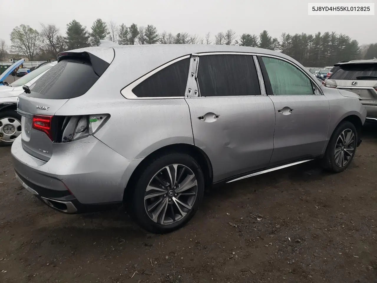 2019 Acura Mdx Technology VIN: 5J8YD4H55KL012825 Lot: 51044325