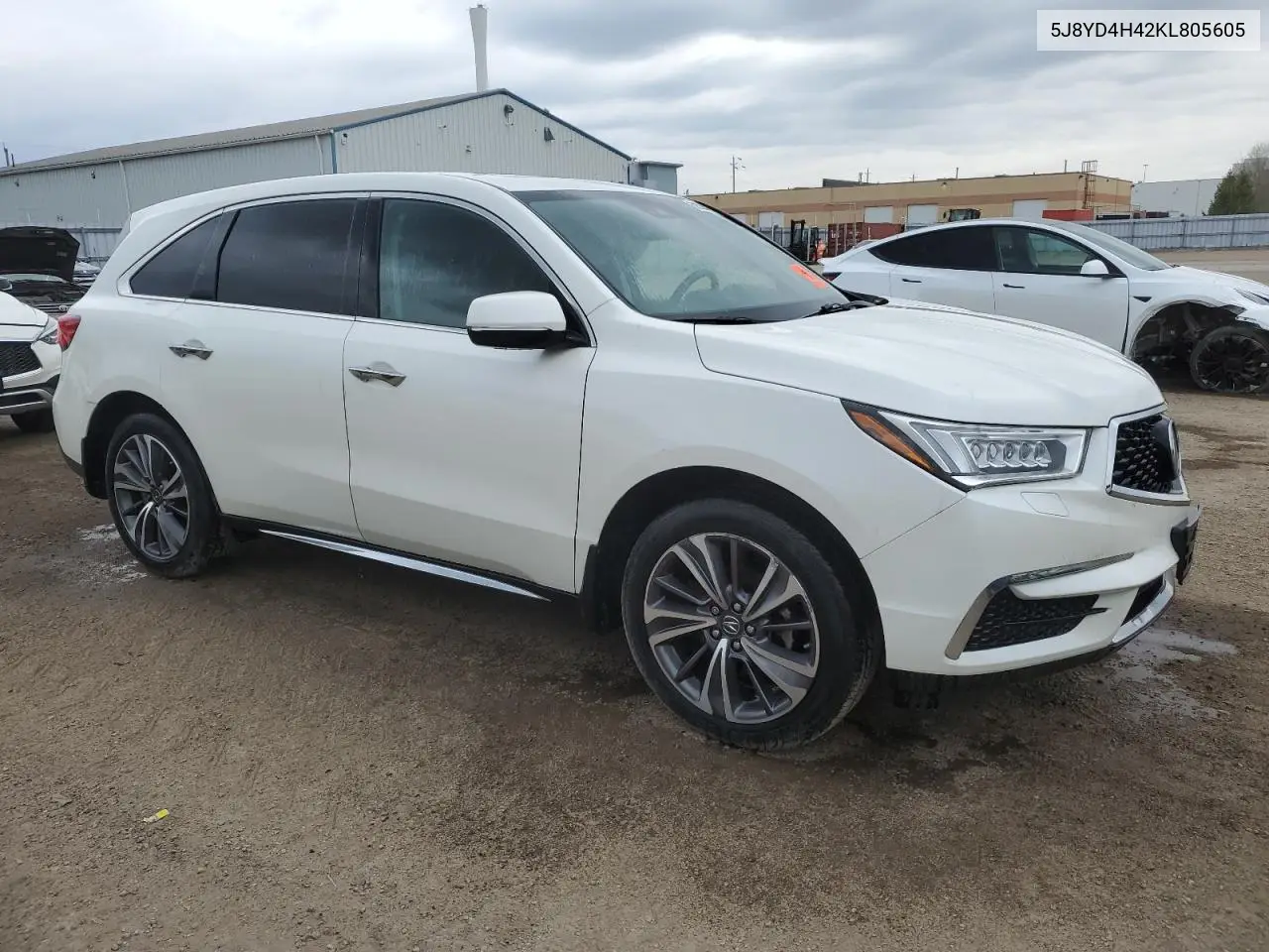 2019 Acura Mdx Technology VIN: 5J8YD4H42KL805605 Lot: 52530195