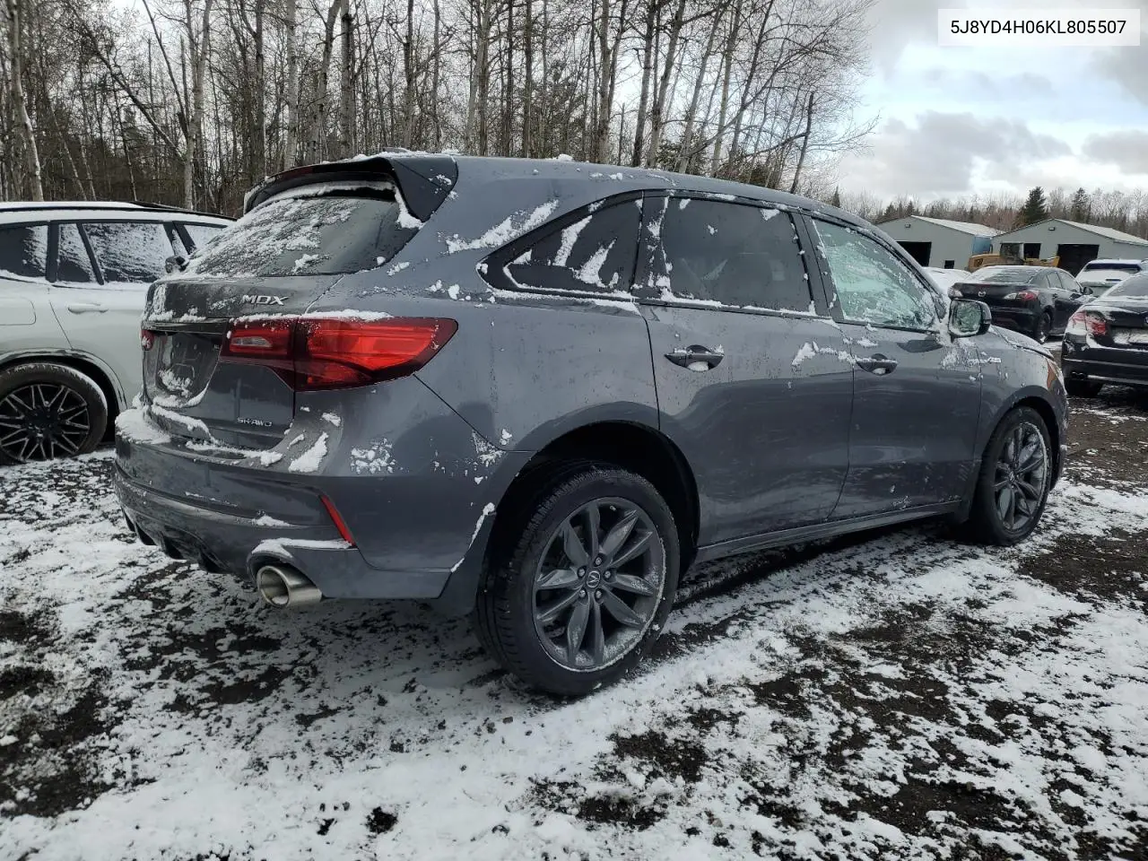 2019 Acura Mdx A-Spec VIN: 5J8YD4H06KL805507 Lot: 52626105