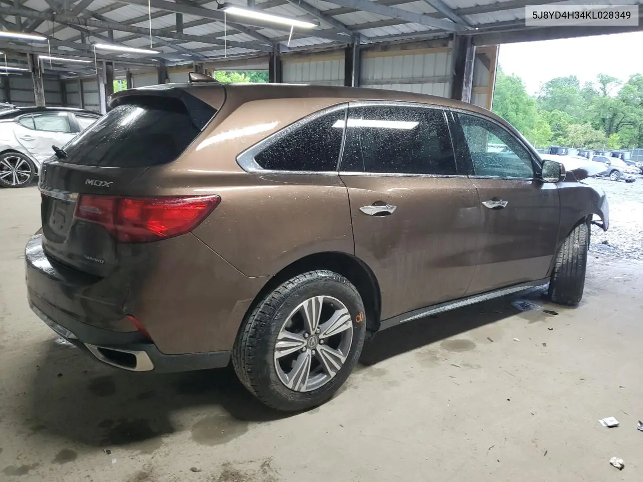 2019 Acura Mdx VIN: 5J8YD4H34KL028349 Lot: 56463895