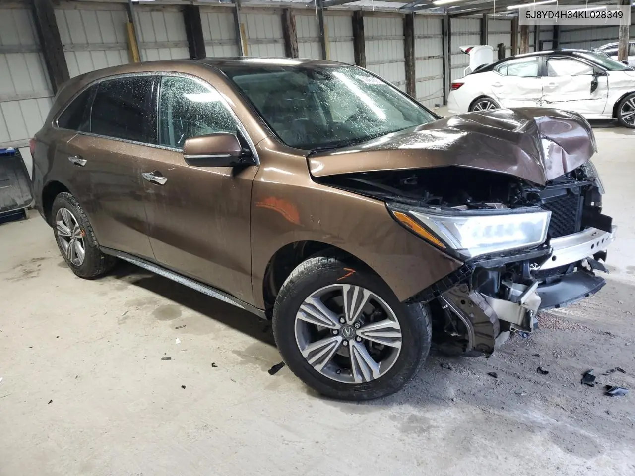 2019 Acura Mdx VIN: 5J8YD4H34KL028349 Lot: 56463895