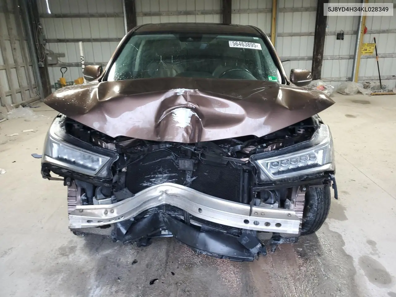 2019 Acura Mdx VIN: 5J8YD4H34KL028349 Lot: 56463895