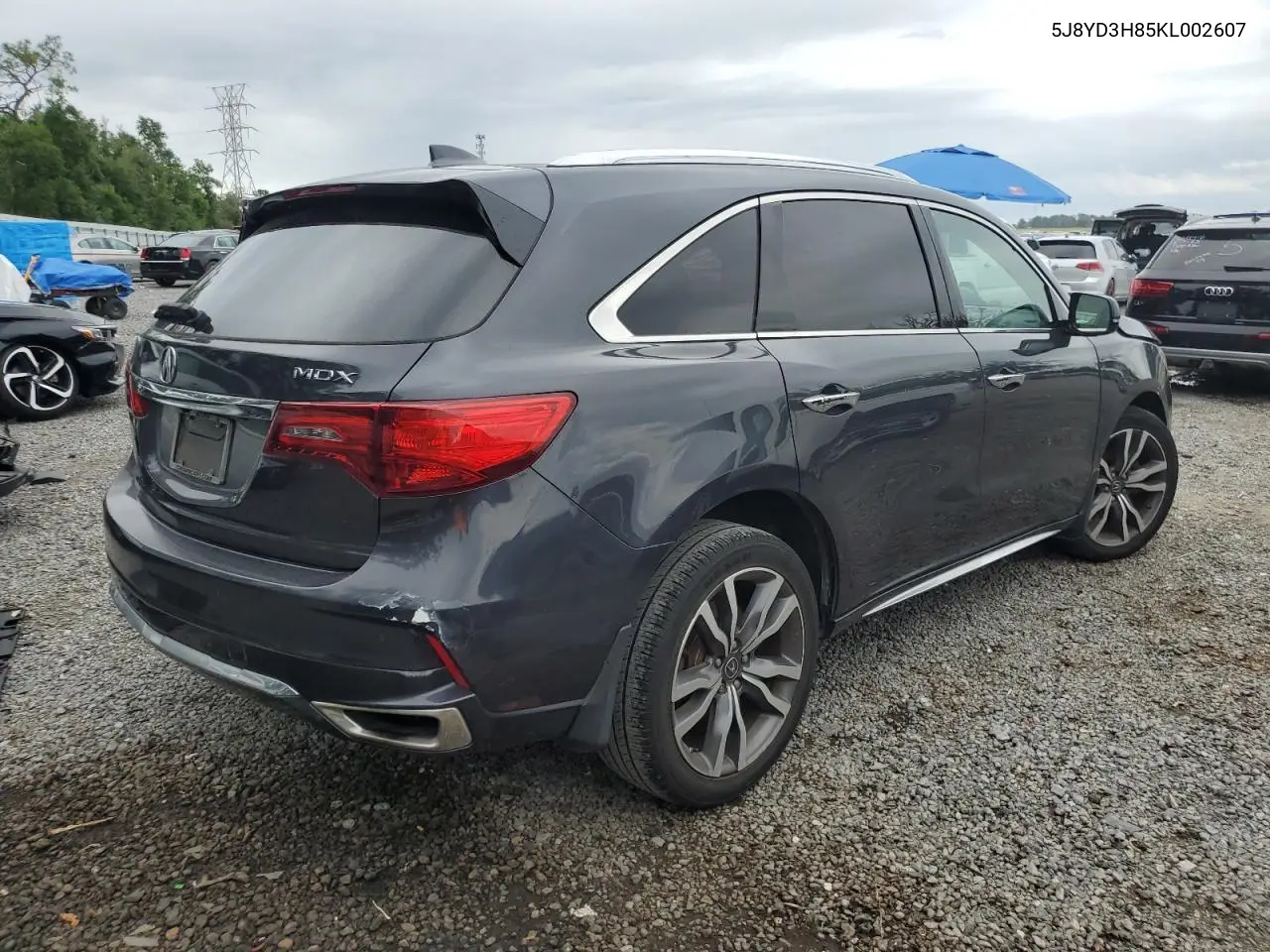 2019 Acura Mdx Advance VIN: 5J8YD3H85KL002607 Lot: 56542455