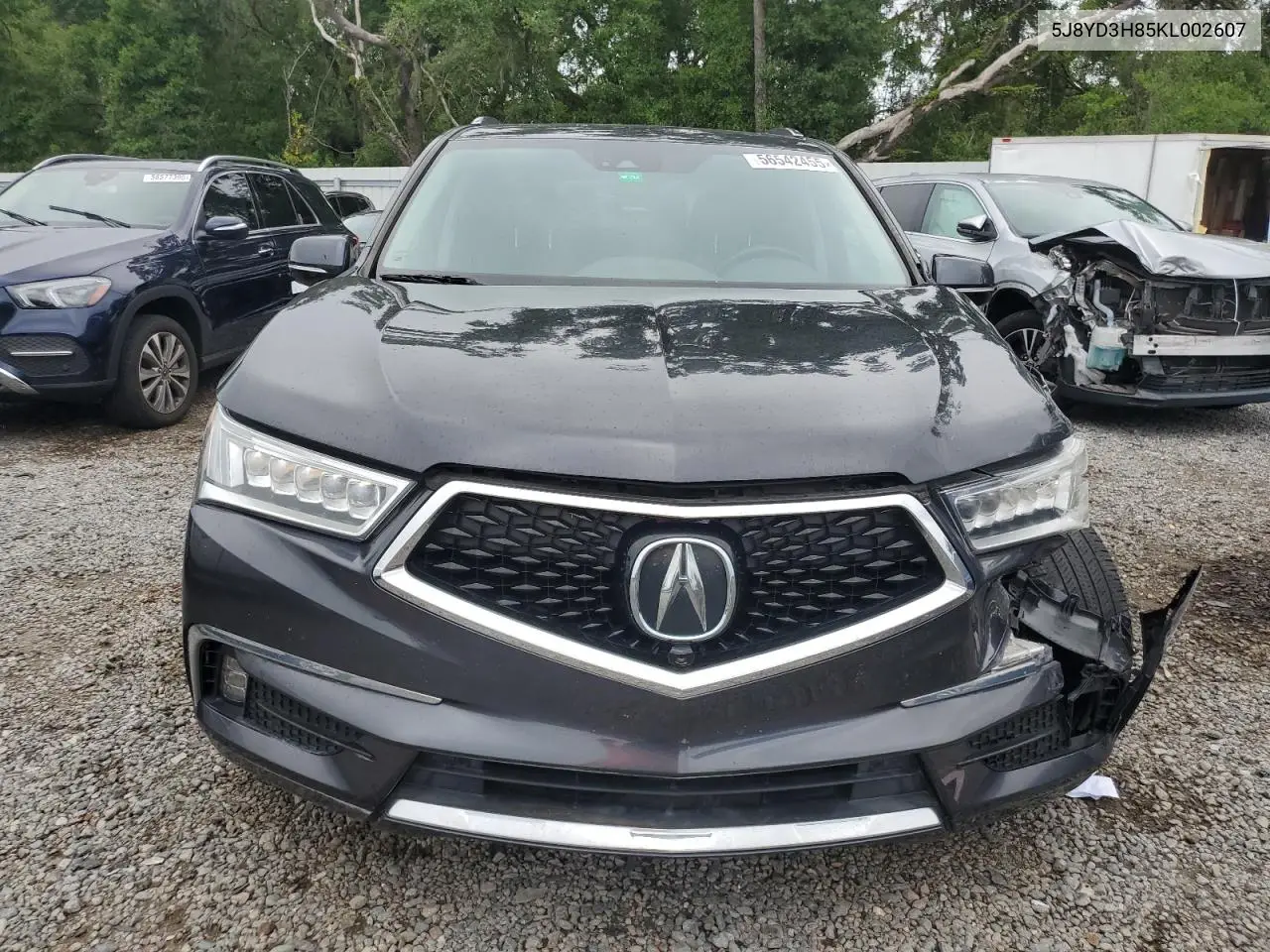 2019 Acura Mdx Advance VIN: 5J8YD3H85KL002607 Lot: 56542455