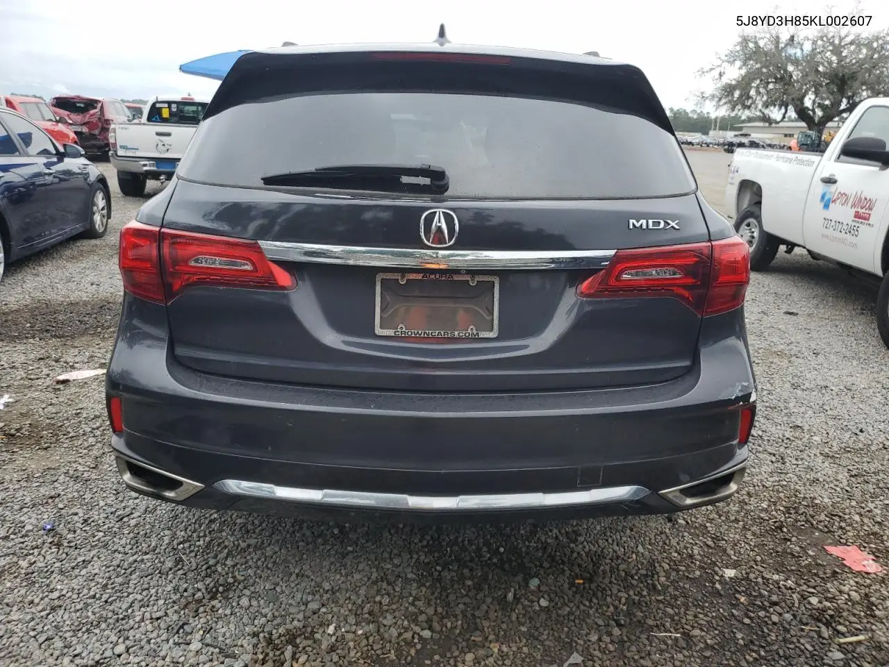 2019 Acura Mdx Advance VIN: 5J8YD3H85KL002607 Lot: 56542455