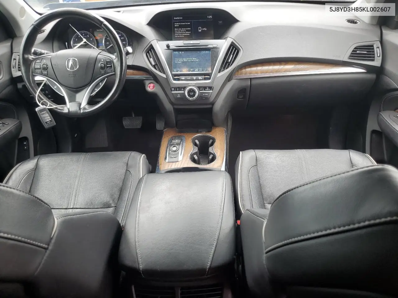 2019 Acura Mdx Advance VIN: 5J8YD3H85KL002607 Lot: 56542455
