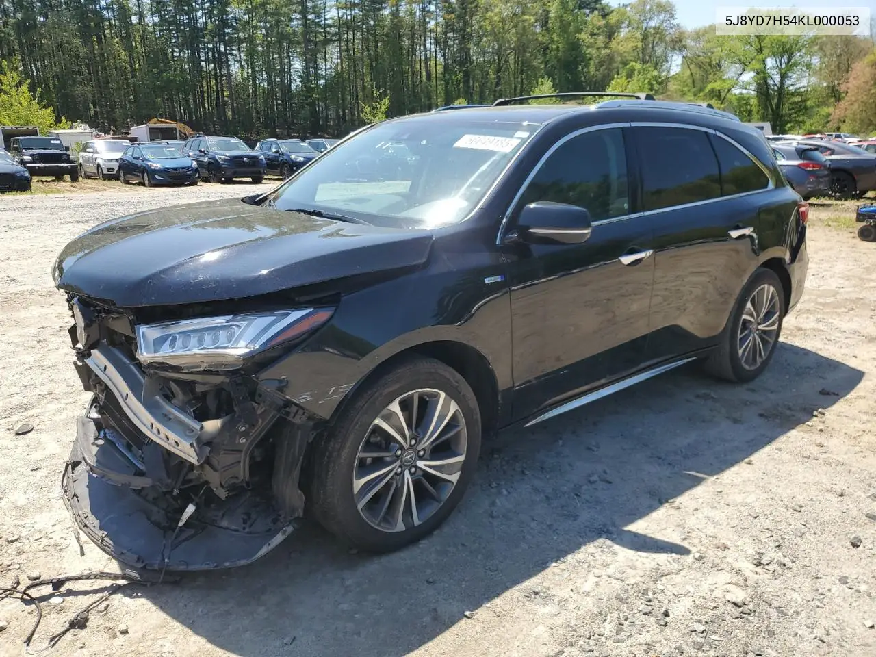 2019 Acura Mdx Sport Hybrid Technology VIN: 5J8YD7H54KL000053 Lot: 56649185