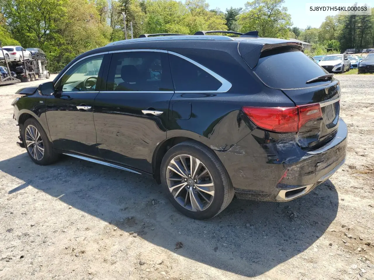 2019 Acura Mdx Sport Hybrid Technology VIN: 5J8YD7H54KL000053 Lot: 56649185