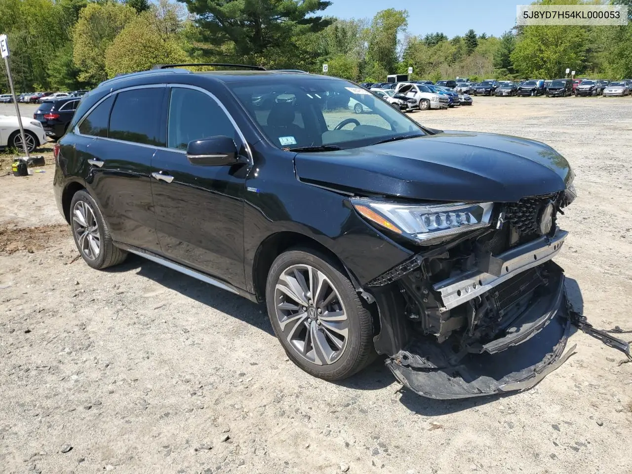 2019 Acura Mdx Sport Hybrid Technology VIN: 5J8YD7H54KL000053 Lot: 56649185