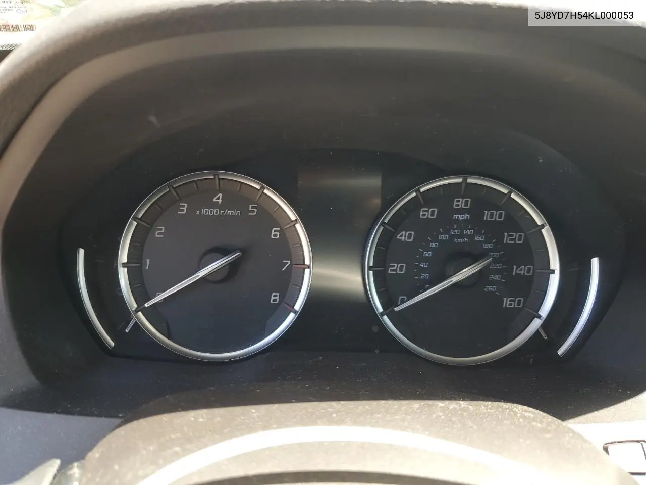 2019 Acura Mdx Sport Hybrid Technology VIN: 5J8YD7H54KL000053 Lot: 56649185