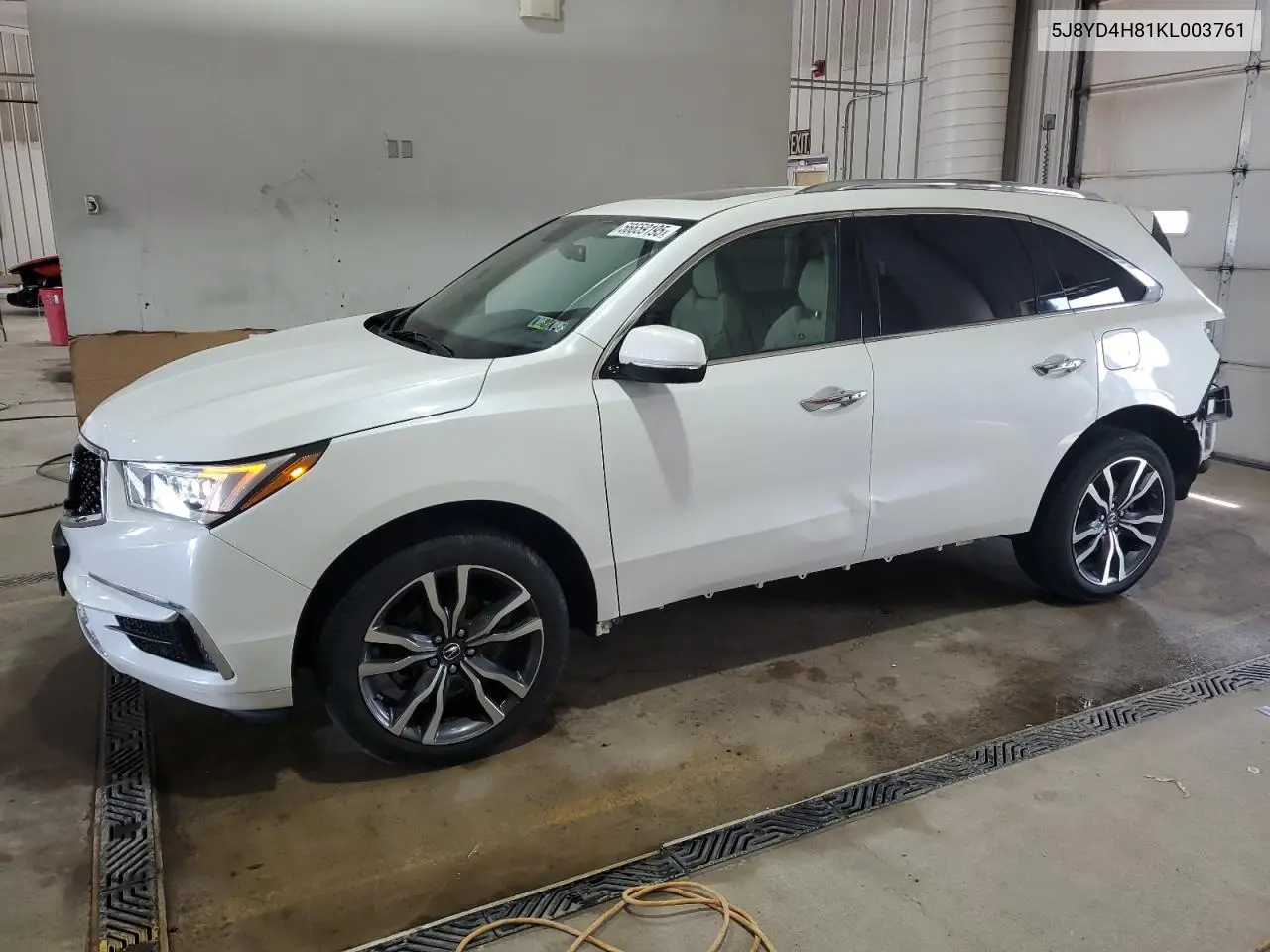 2019 Acura Mdx Advance VIN: 5J8YD4H81KL003761 Lot: 56659195