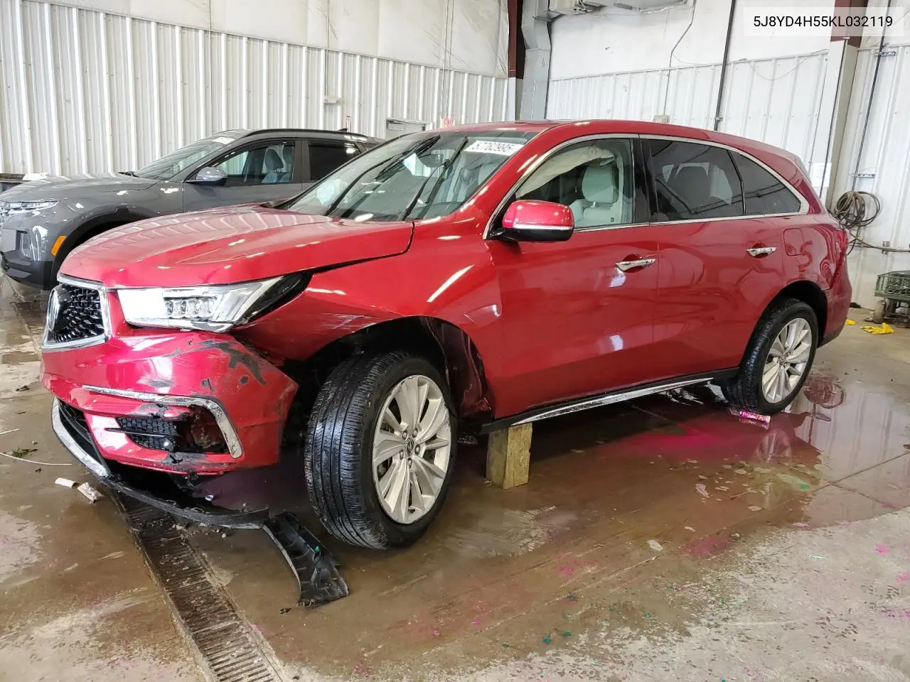2019 Acura Mdx Technology VIN: 5J8YD4H55KL032119 Lot: 57762995