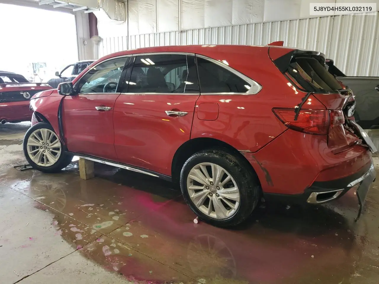 2019 Acura Mdx Technology VIN: 5J8YD4H55KL032119 Lot: 57762995