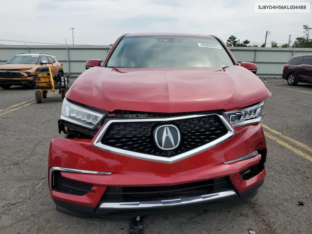2019 Acura Mdx Technology VIN: 5J8YD4H56KL004488 Lot: 62009695