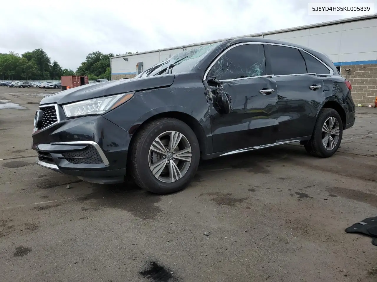 2019 Acura Mdx VIN: 5J8YD4H35KL005839 Lot: 62266775