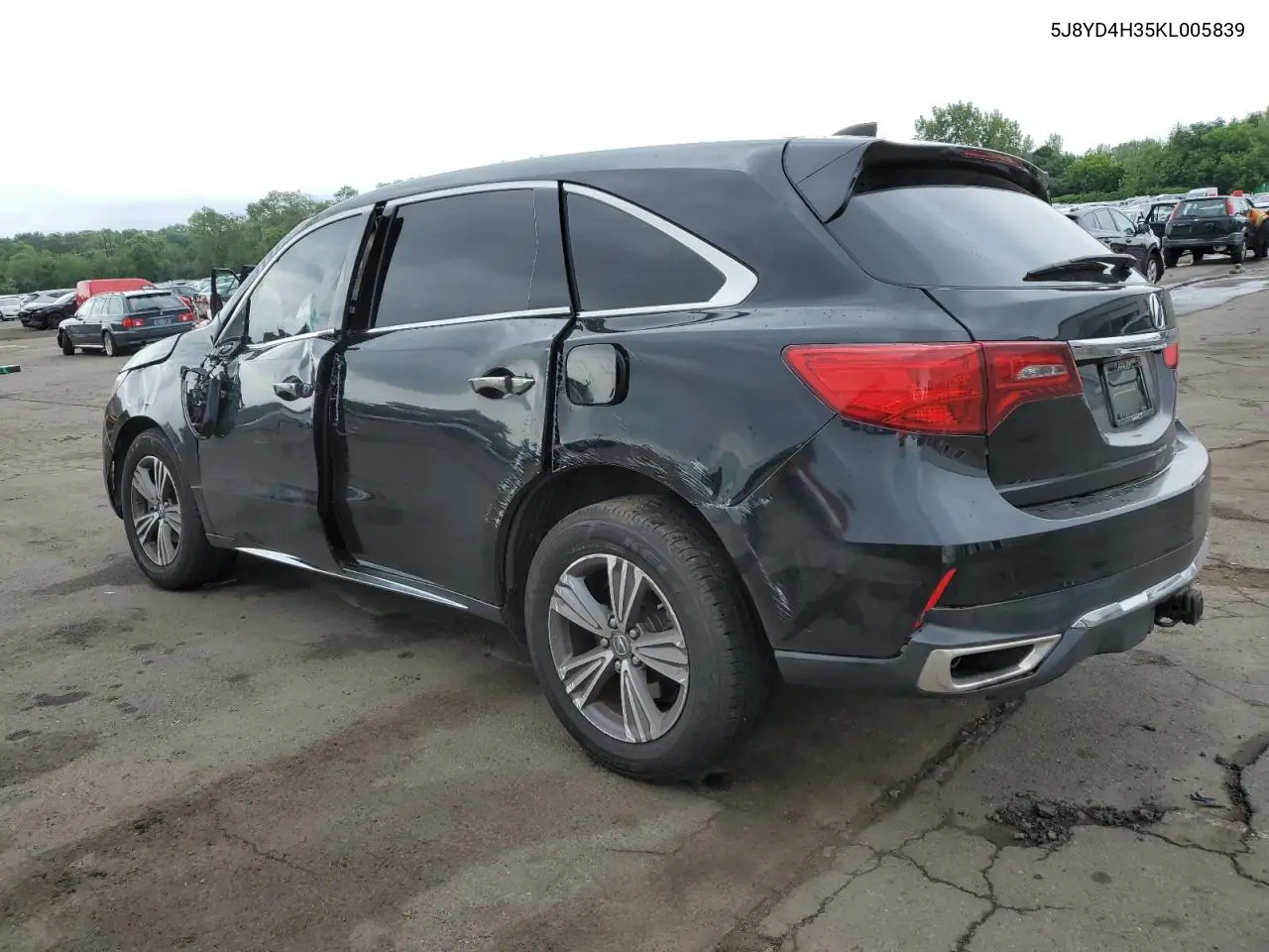 2019 Acura Mdx VIN: 5J8YD4H35KL005839 Lot: 62266775