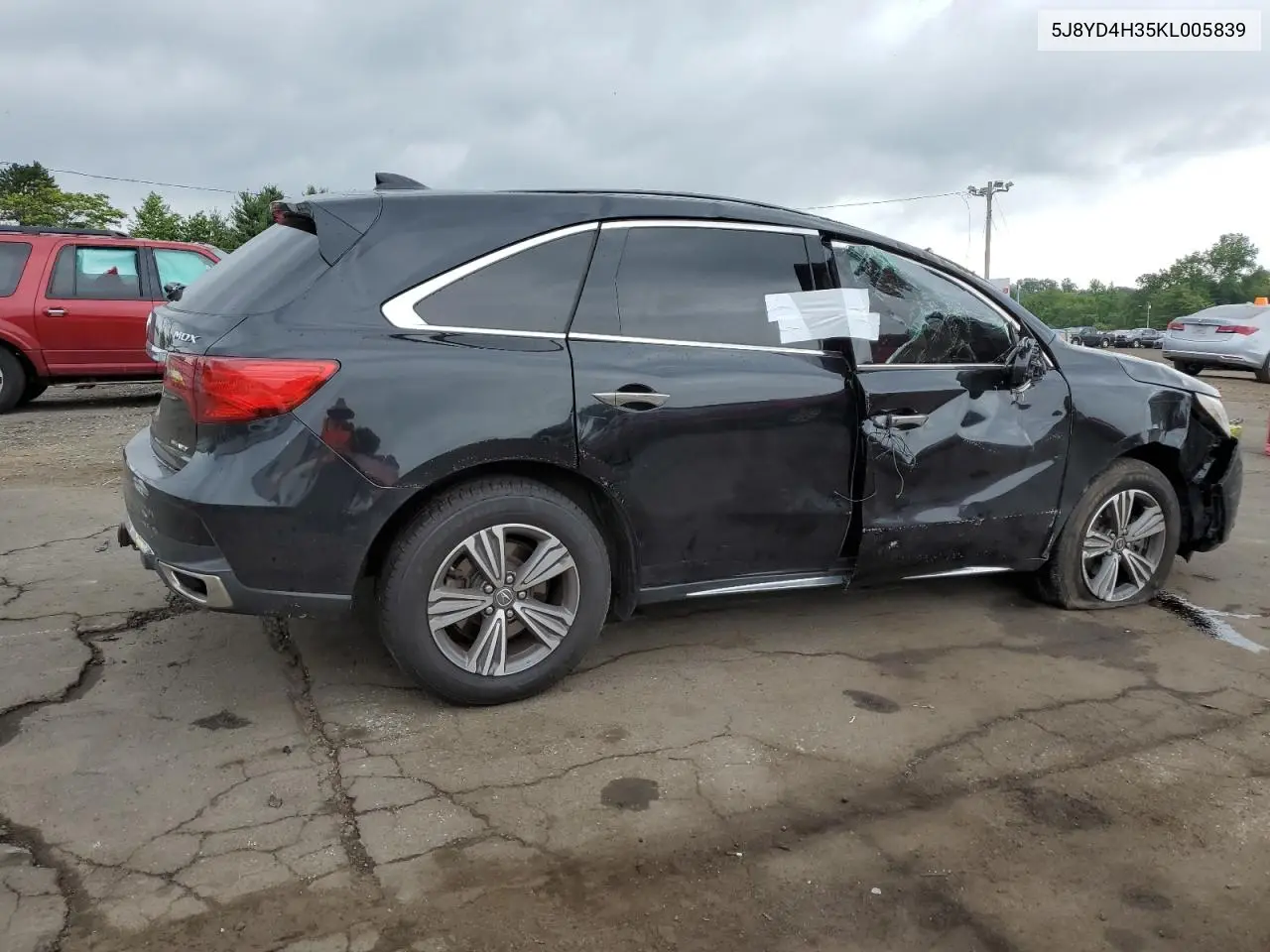 2019 Acura Mdx VIN: 5J8YD4H35KL005839 Lot: 62266775