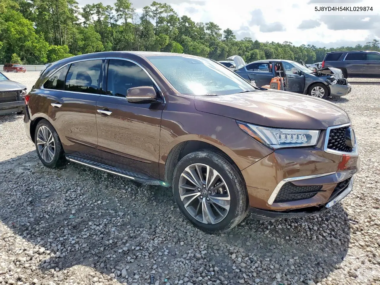 2019 Acura Mdx Technology VIN: 5J8YD4H54KL029874 Lot: 62268075