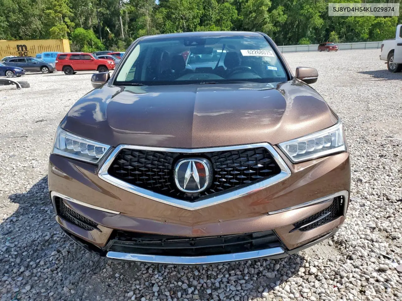 2019 Acura Mdx Technology VIN: 5J8YD4H54KL029874 Lot: 62268075