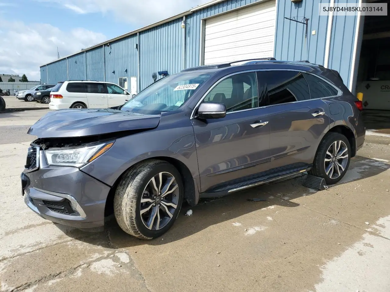 2019 Acura Mdx Advance VIN: 5J8YD4H85KL013144 Lot: 62304875