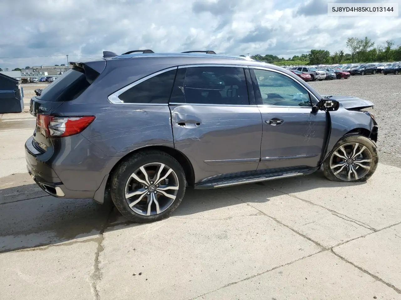 2019 Acura Mdx Advance VIN: 5J8YD4H85KL013144 Lot: 62304875