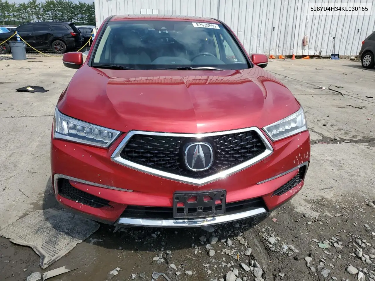 2019 Acura Mdx VIN: 5J8YD4H34KL030165 Lot: 62636695