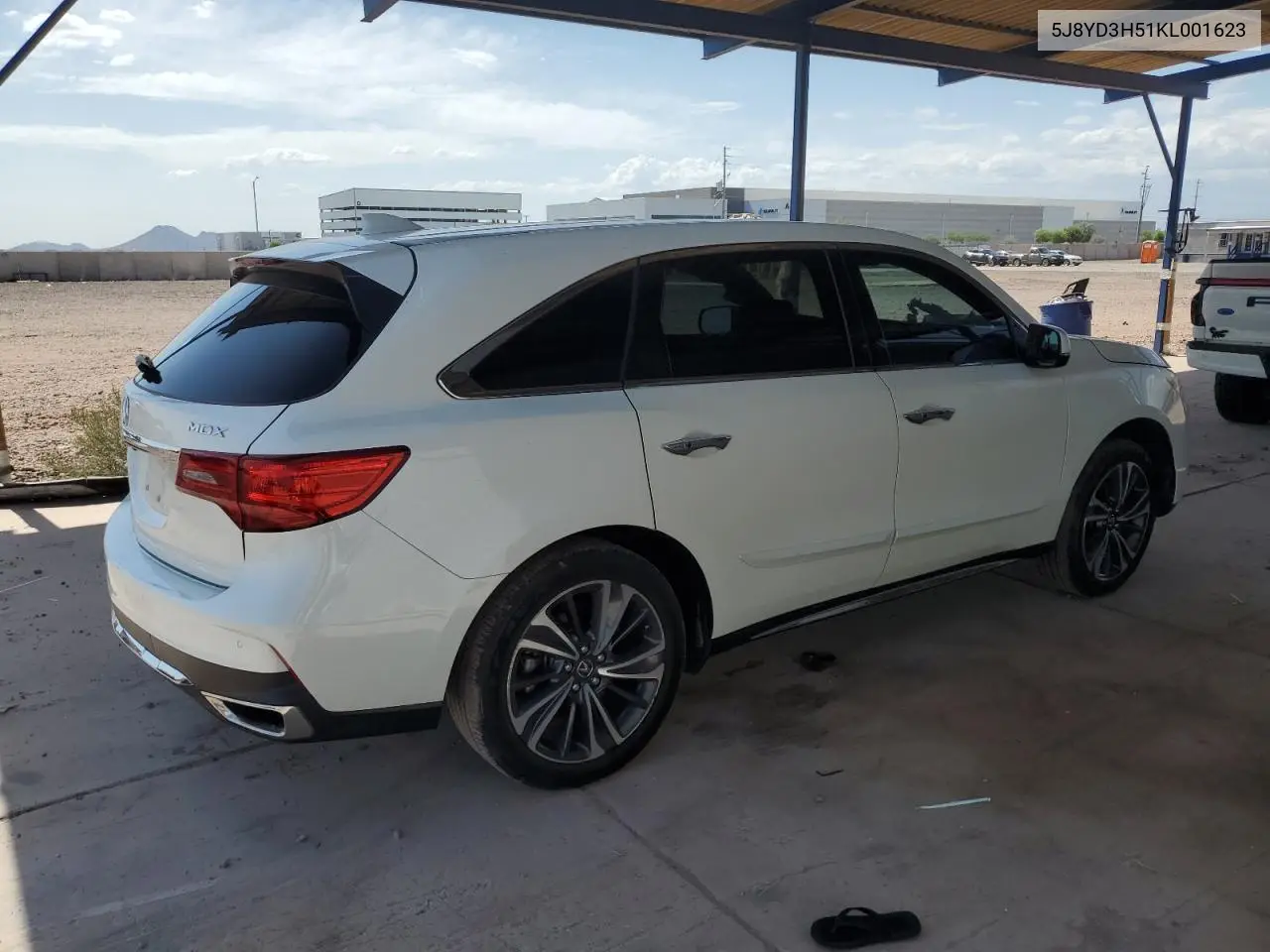 2019 Acura Mdx Technology VIN: 5J8YD3H51KL001623 Lot: 62700675