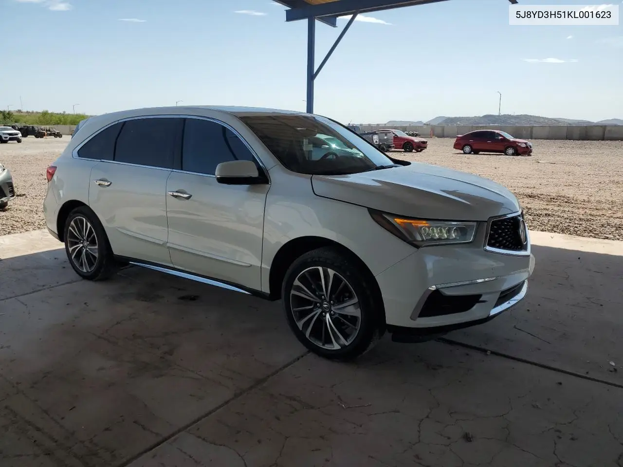 2019 Acura Mdx Technology VIN: 5J8YD3H51KL001623 Lot: 62700675