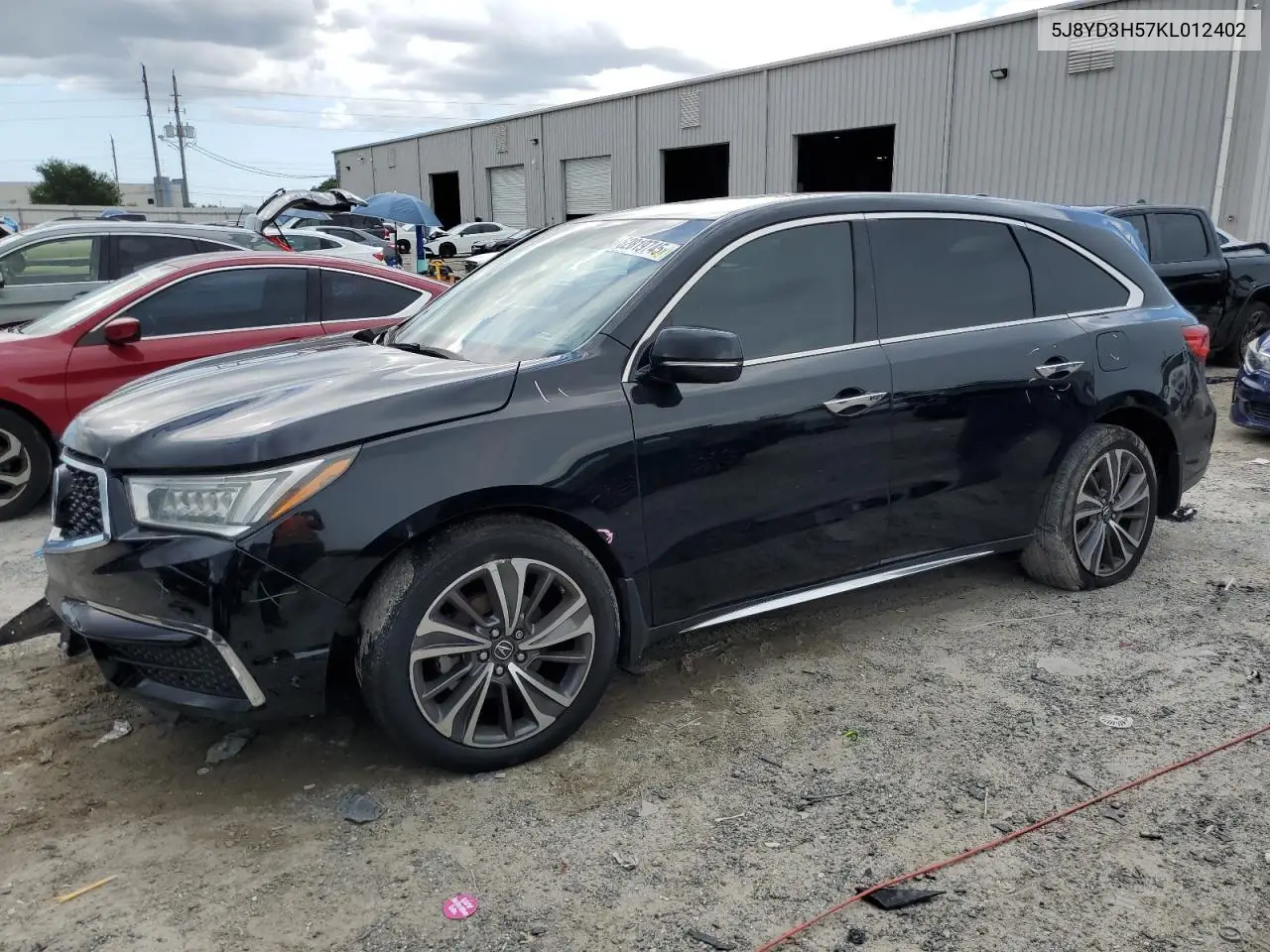 2019 Acura Mdx Technology VIN: 5J8YD3H57KL012402 Lot: 62819745