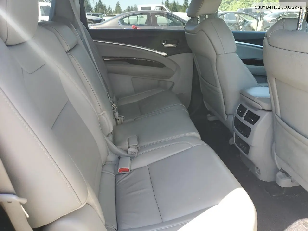 2019 Acura Mdx VIN: 5J8YD4H33KL025278 Lot: 63342955