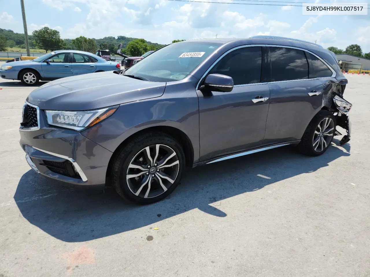 2019 Acura Mdx Advance VIN: 5J8YD4H99KL007517 Lot: 63454855