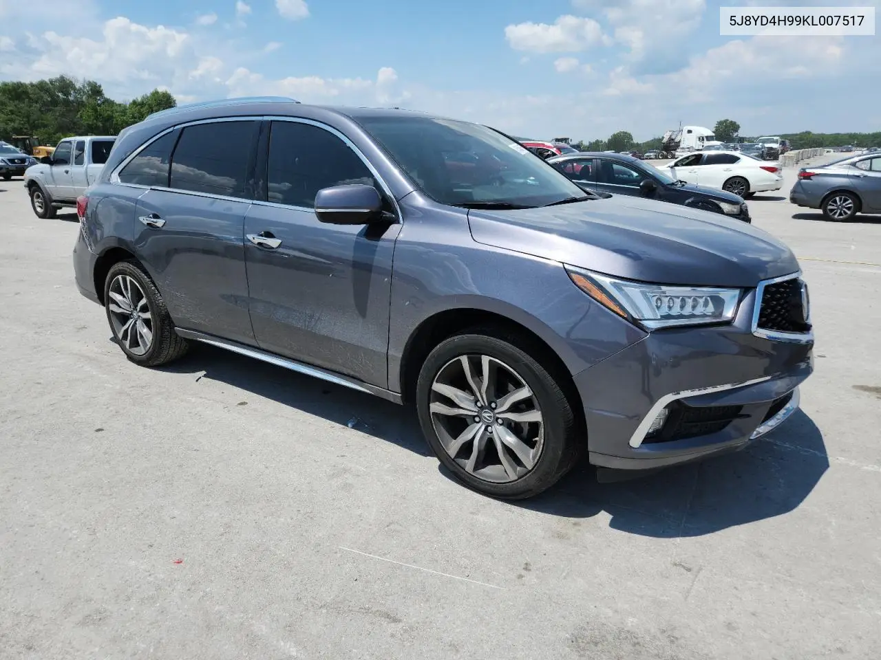 2019 Acura Mdx Advance VIN: 5J8YD4H99KL007517 Lot: 63454855