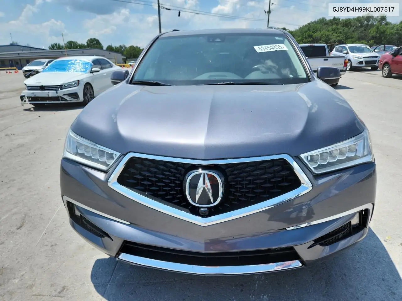 2019 Acura Mdx Advance VIN: 5J8YD4H99KL007517 Lot: 63454855