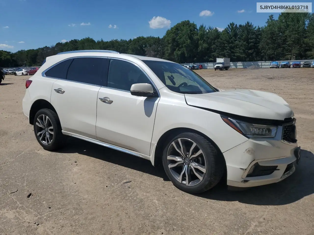 2019 Acura Mdx Advance VIN: 5J8YD4H86KL013718 Lot: 63563075