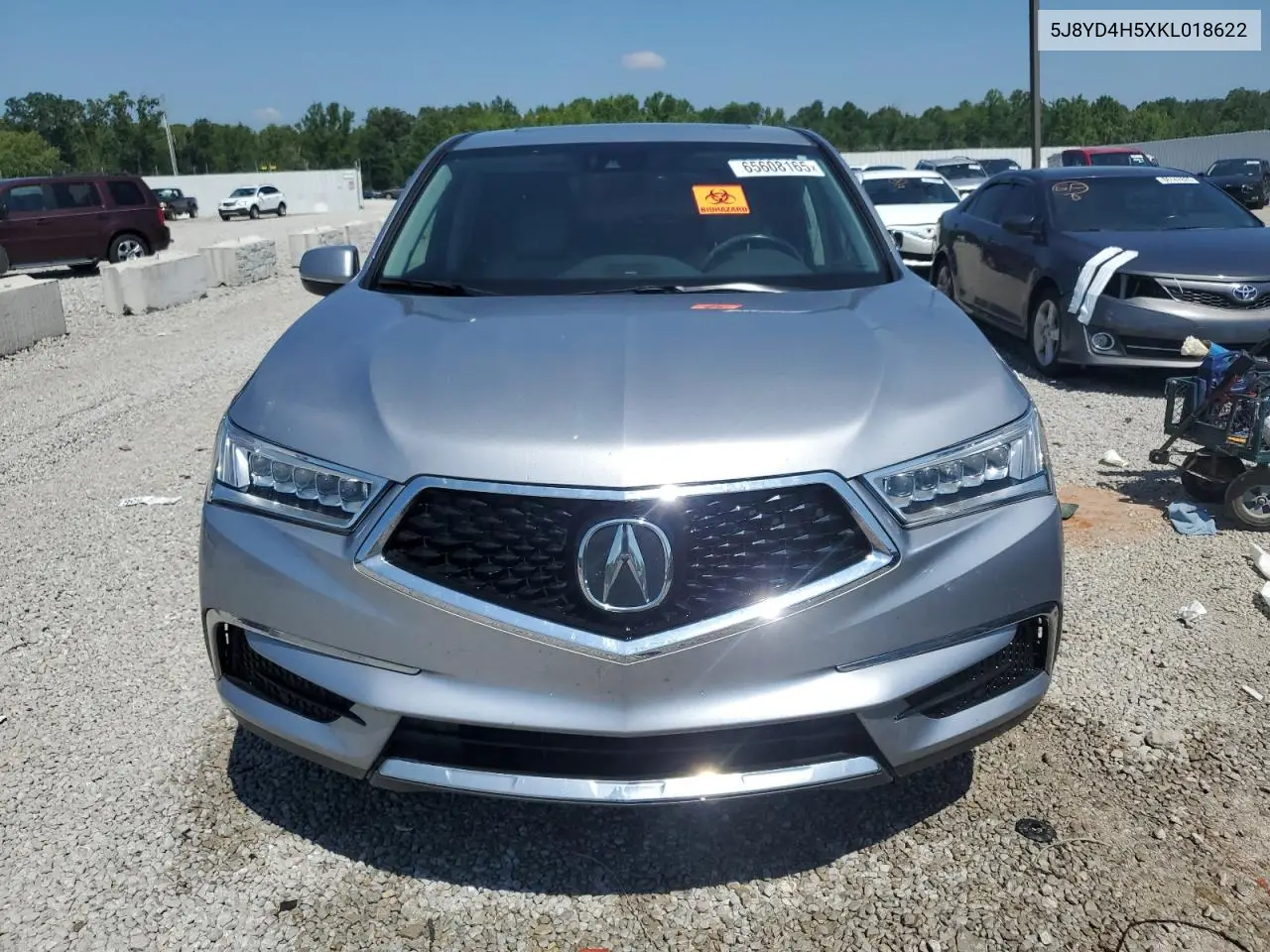 2019 Acura Mdx Technology VIN: 5J8YD4H5XKL018622 Lot: 65608165