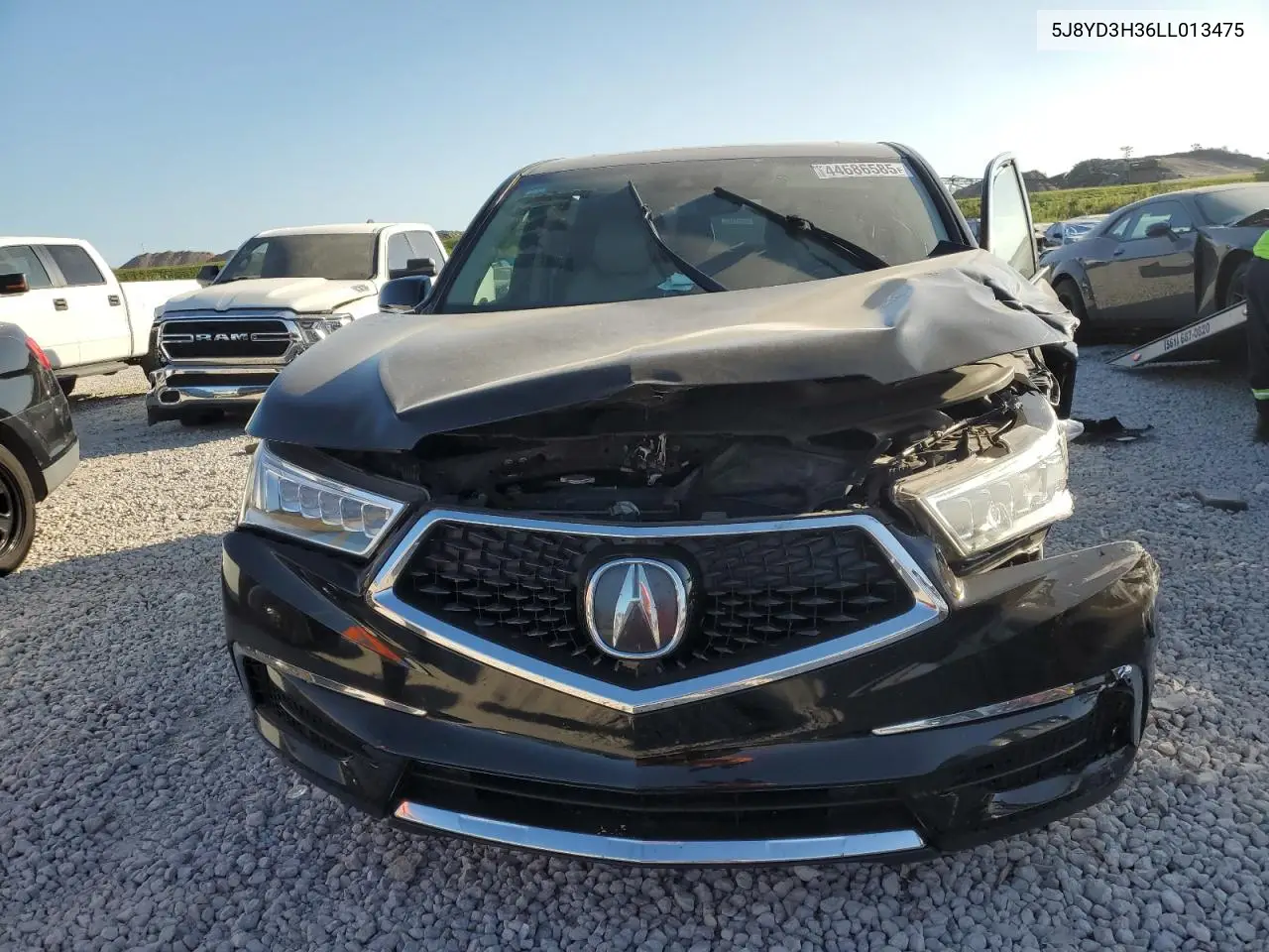 2020 Acura Mdx VIN: 5J8YD3H36LL013475 Lot: 44686585