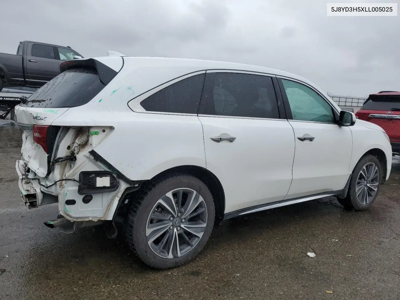 2020 Acura Mdx Technology VIN: 5J8YD3H5XLL005025 Lot: 47982295