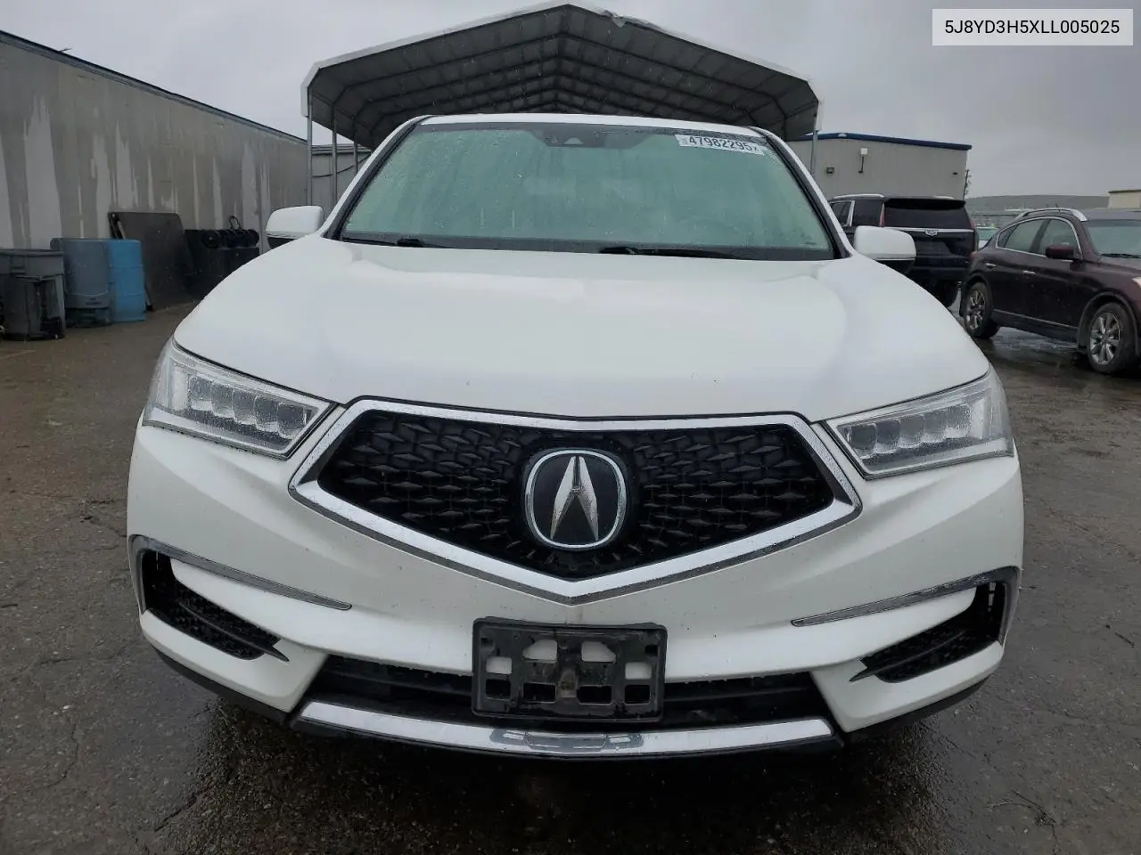 2020 Acura Mdx Technology VIN: 5J8YD3H5XLL005025 Lot: 47982295