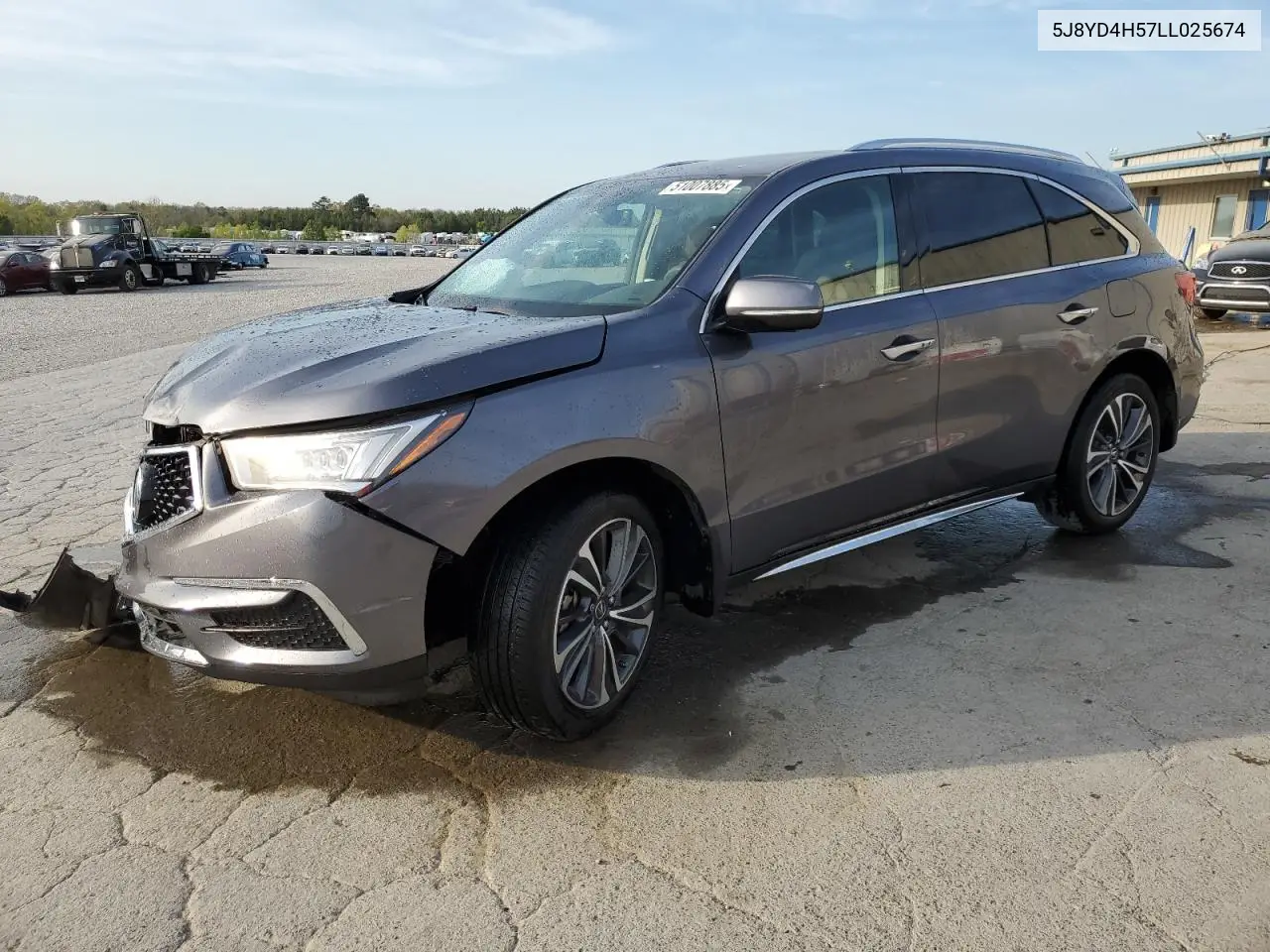 2020 Acura Mdx Technology VIN: 5J8YD4H57LL025674 Lot: 51007885