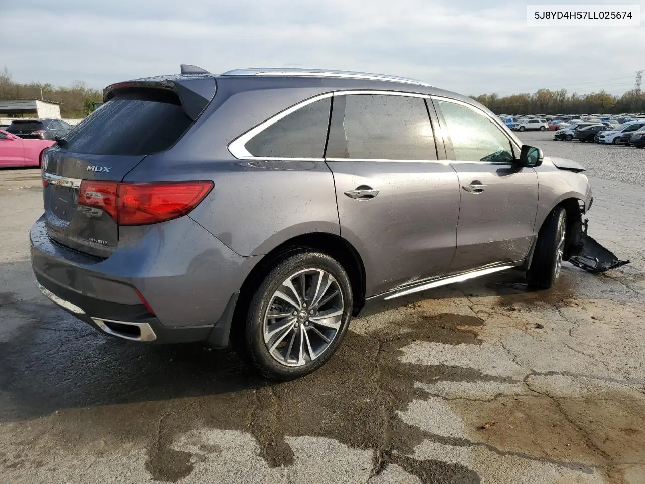 2020 Acura Mdx Technology VIN: 5J8YD4H57LL025674 Lot: 51007885