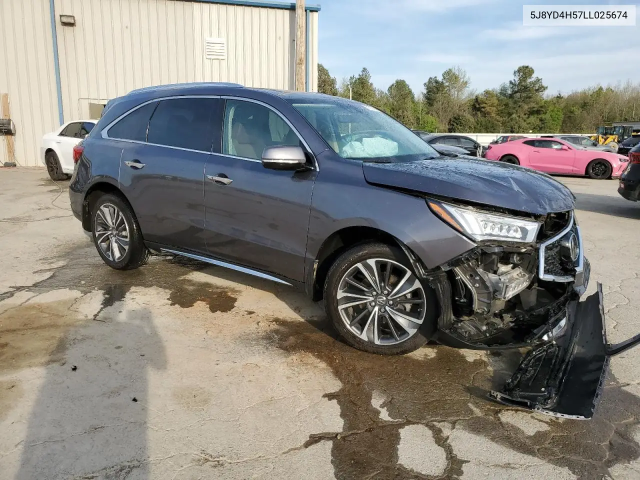 2020 Acura Mdx Technology VIN: 5J8YD4H57LL025674 Lot: 51007885