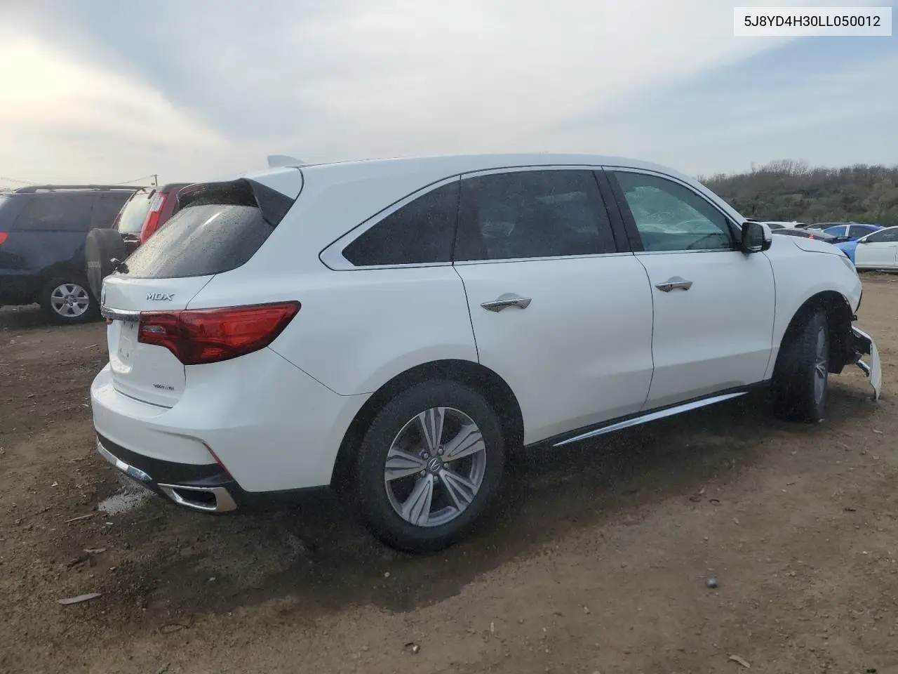 2020 Acura Mdx VIN: 5J8YD4H30LL050012 Lot: 54623845