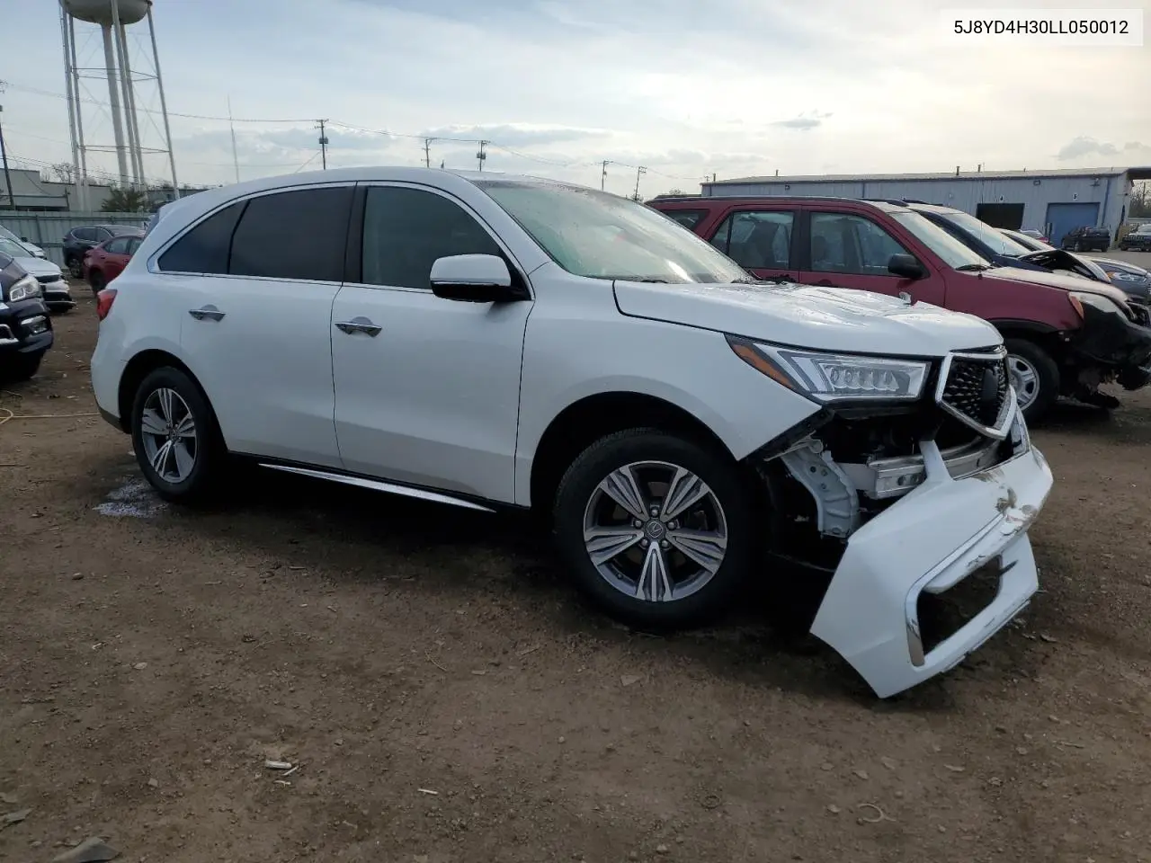 2020 Acura Mdx VIN: 5J8YD4H30LL050012 Lot: 54623845