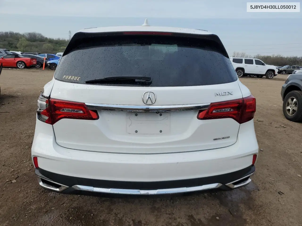 2020 Acura Mdx VIN: 5J8YD4H30LL050012 Lot: 54623845