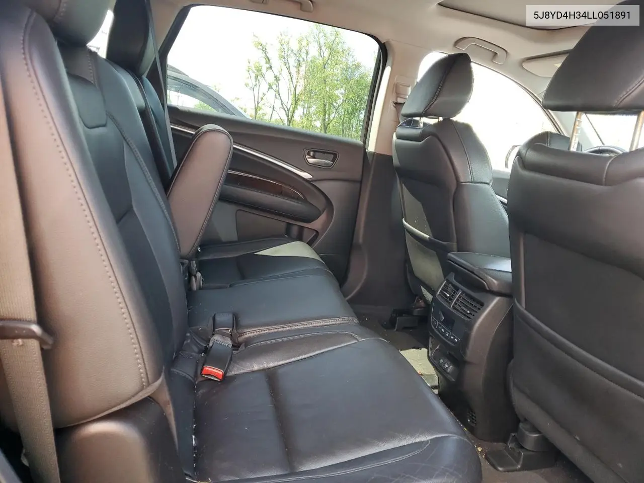 2020 Acura Mdx VIN: 5J8YD4H34LL051891 Lot: 54780545