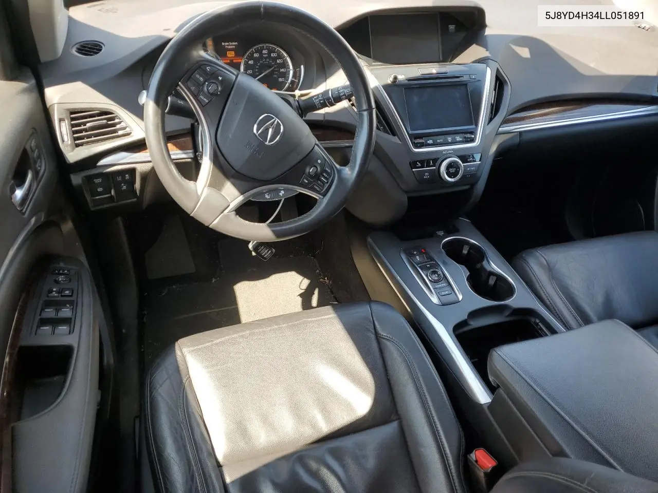 2020 Acura Mdx VIN: 5J8YD4H34LL051891 Lot: 54780545