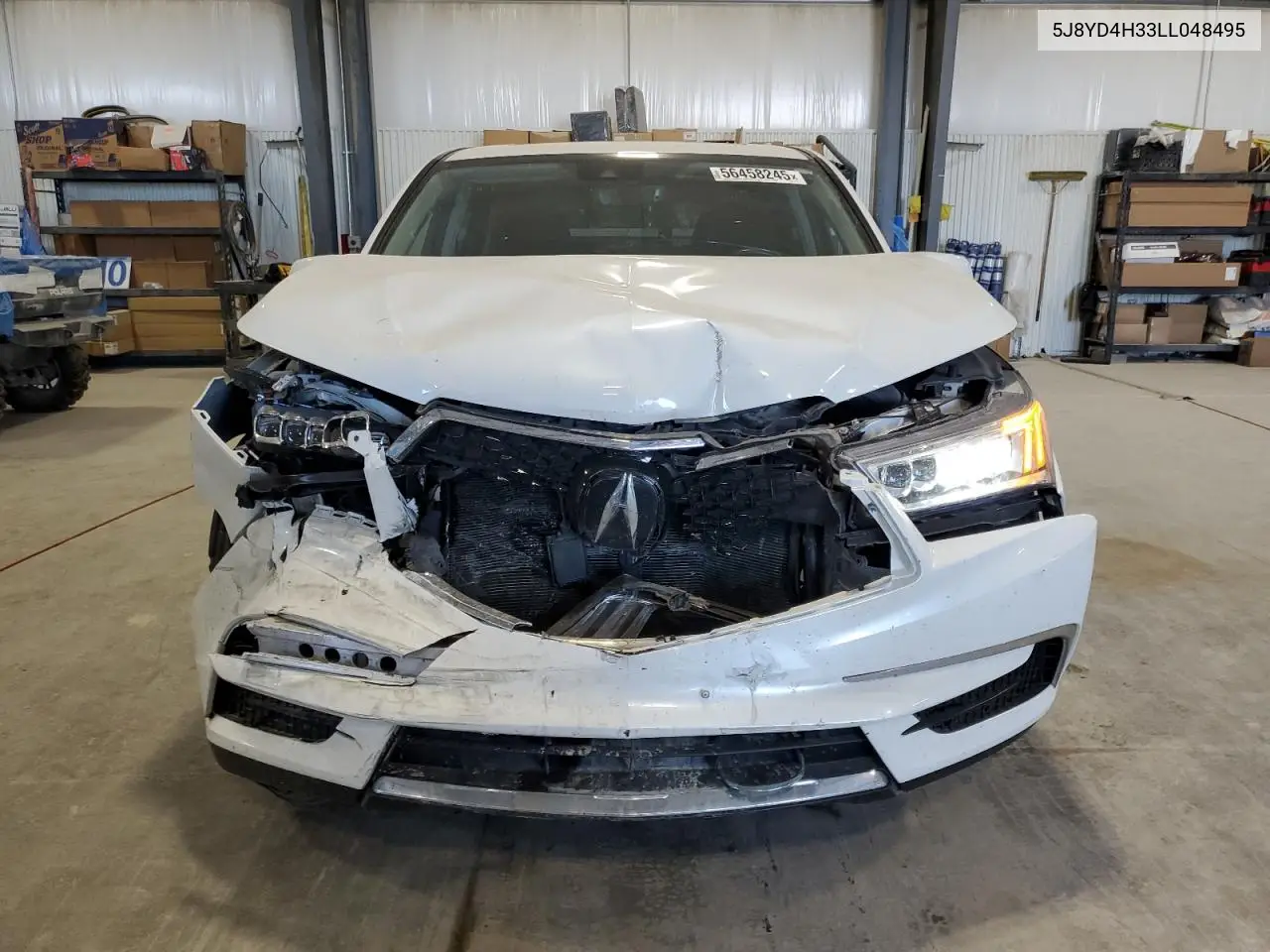 2020 Acura Mdx VIN: 5J8YD4H33LL048495 Lot: 56458245