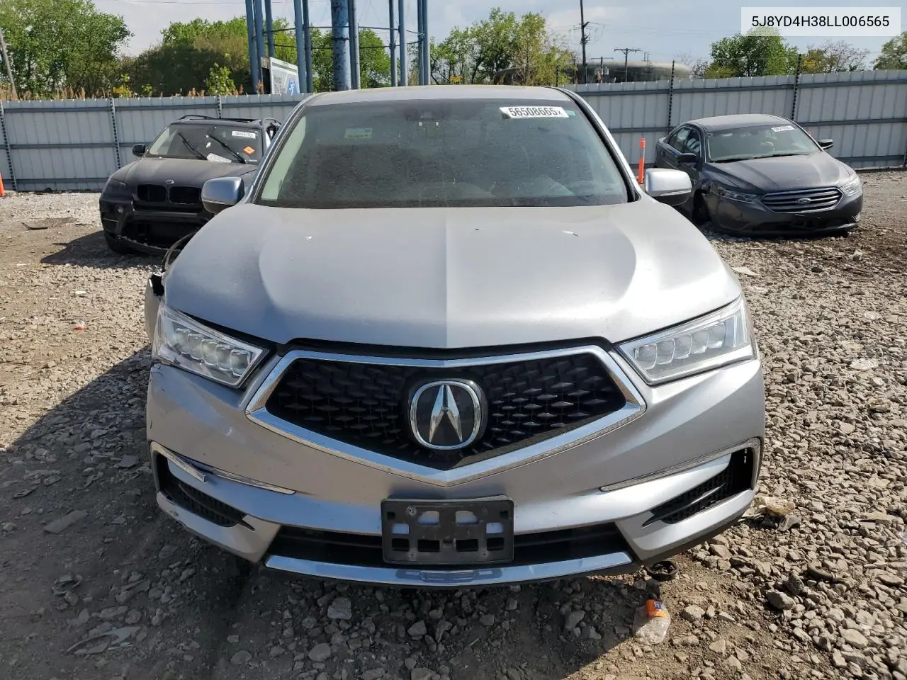 2020 Acura Mdx VIN: 5J8YD4H38LL006565 Lot: 56508665